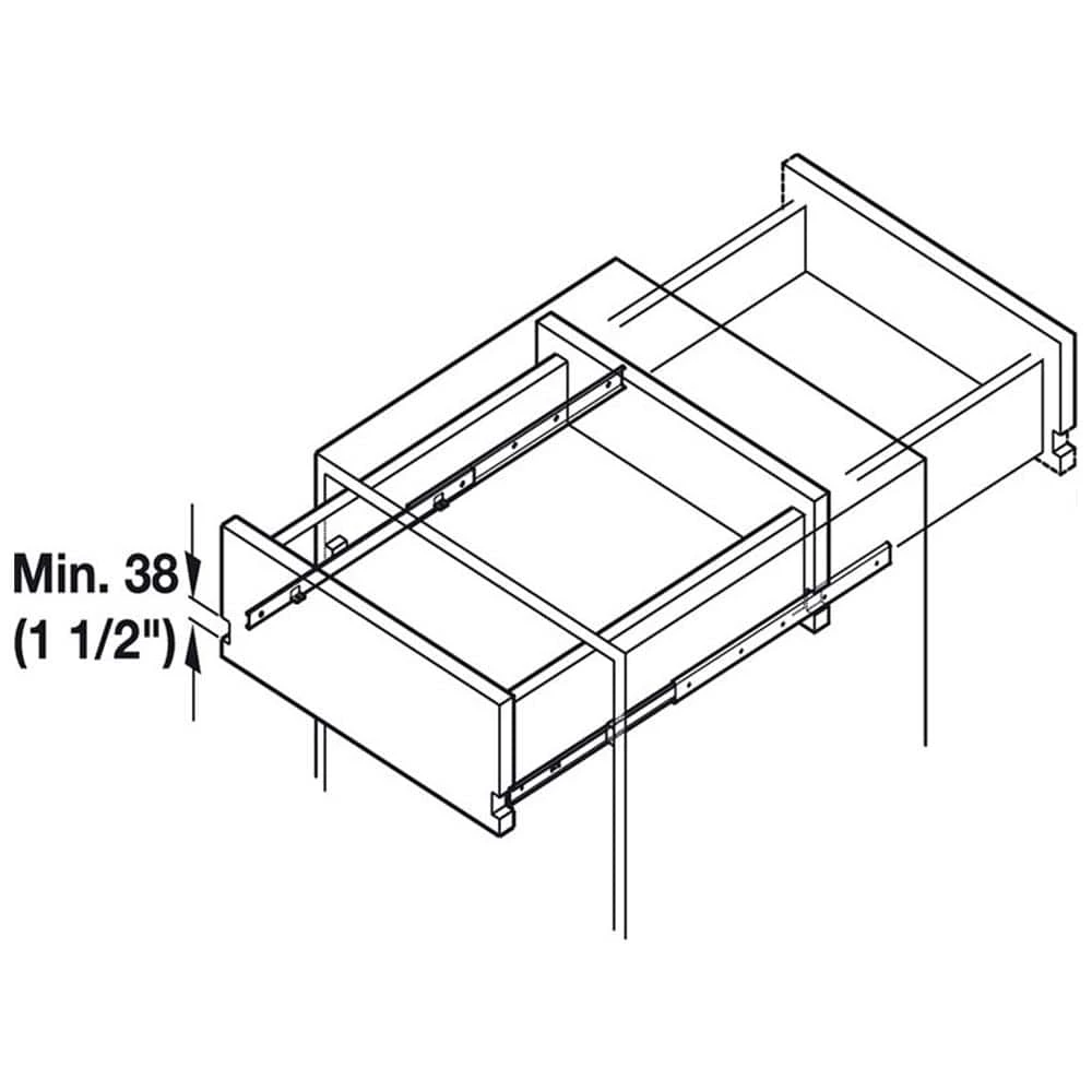 Budget π Accuride 18 in. 2-Way Travel Ball Bearing Drawer Slide Set 1-Pair (2 Pieces) π₯ 4 Budget π Accuride 18 in. 2-Way Travel Ball Bearing Drawer Slide Set 1-Pair (2 Pieces) π₯ - Image 4