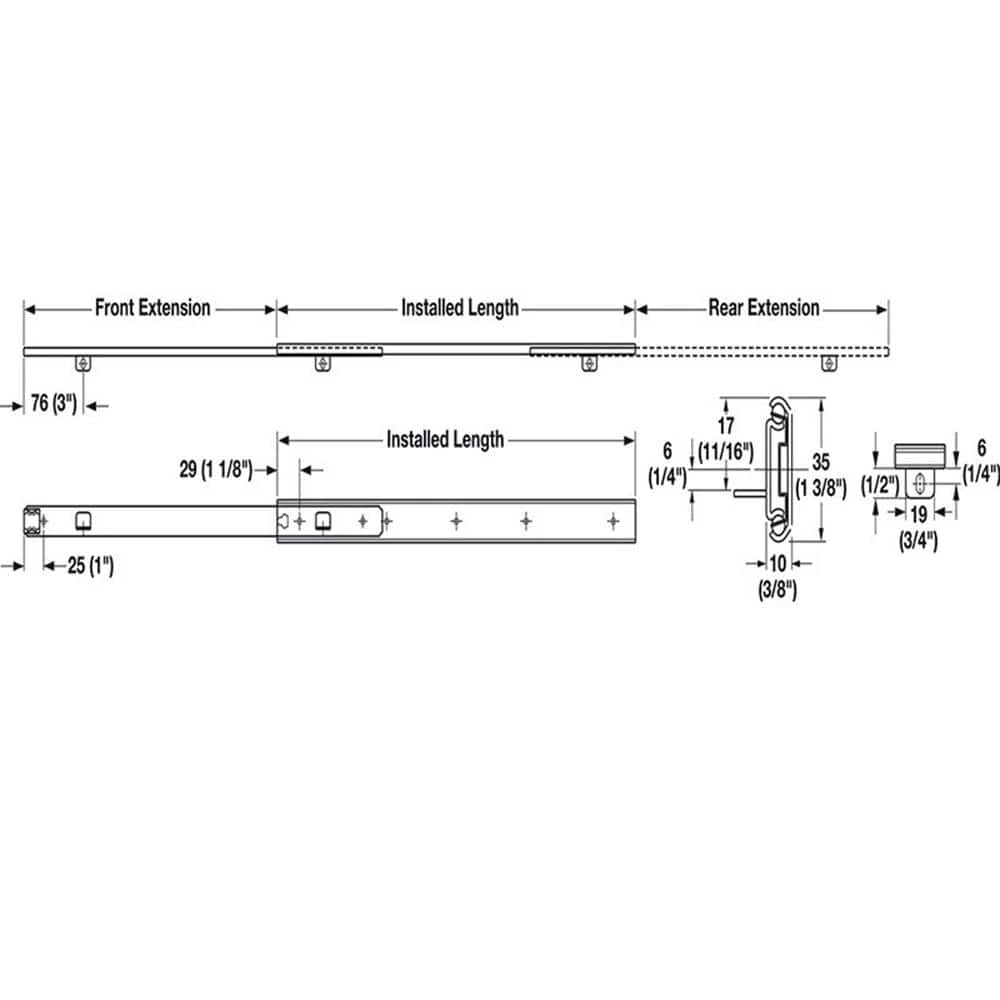 Budget π Accuride 18 in. 2-Way Travel Ball Bearing Drawer Slide Set 1-Pair (2 Pieces) π₯ 5 Budget π Accuride 18 in. 2-Way Travel Ball Bearing Drawer Slide Set 1-Pair (2 Pieces) π₯ - Image 5