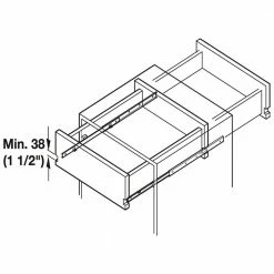 Brand new 🔥 Accuride 24 in. 2-Way Travel Ball Bearing Drawer Slide Set 1-Pair (2 Pieces) 🔥 -Premier Lock Sales accuride drawer slides acc c2002 24 1f 1000