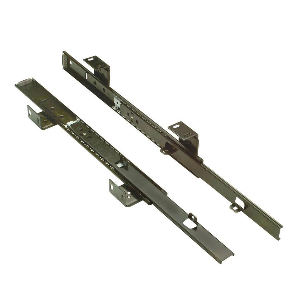 Best deal π Accuride 14 in. (356 mm) Black 3/4 Extension Side Mount Ball Bearing Keyboard Slide, 1-Pair (2-Pieces) π 1 Best deal π Accuride 14 in. (356 mm) Black 3/4 Extension Side Mount Ball Bearing Keyboard Slide, 1-Pair (2-Pieces) π