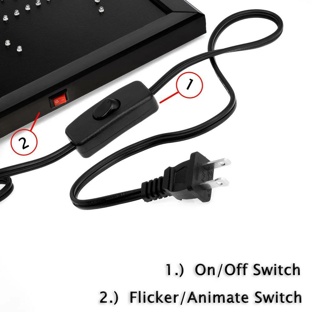 Best Sale π Alpine Industries 19 in. x 10 in. LED Rectangular Blue and Green ATM Sign with 2 Display Modes βοΈ 4 Best Sale π Alpine Industries 19 in. x 10 in. LED Rectangular Blue and Green ATM Sign with 2 Display Modes βοΈ - Image 4