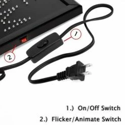 Promo ⭐ Alpine Industries 19 in. x 10 in. LED Rectangular Ice Cream Sign with 2 Display Modes (2-Pack) ✨ -Premier Lock Sales black alpine industries business signs 497 13 2pk 1f 1000