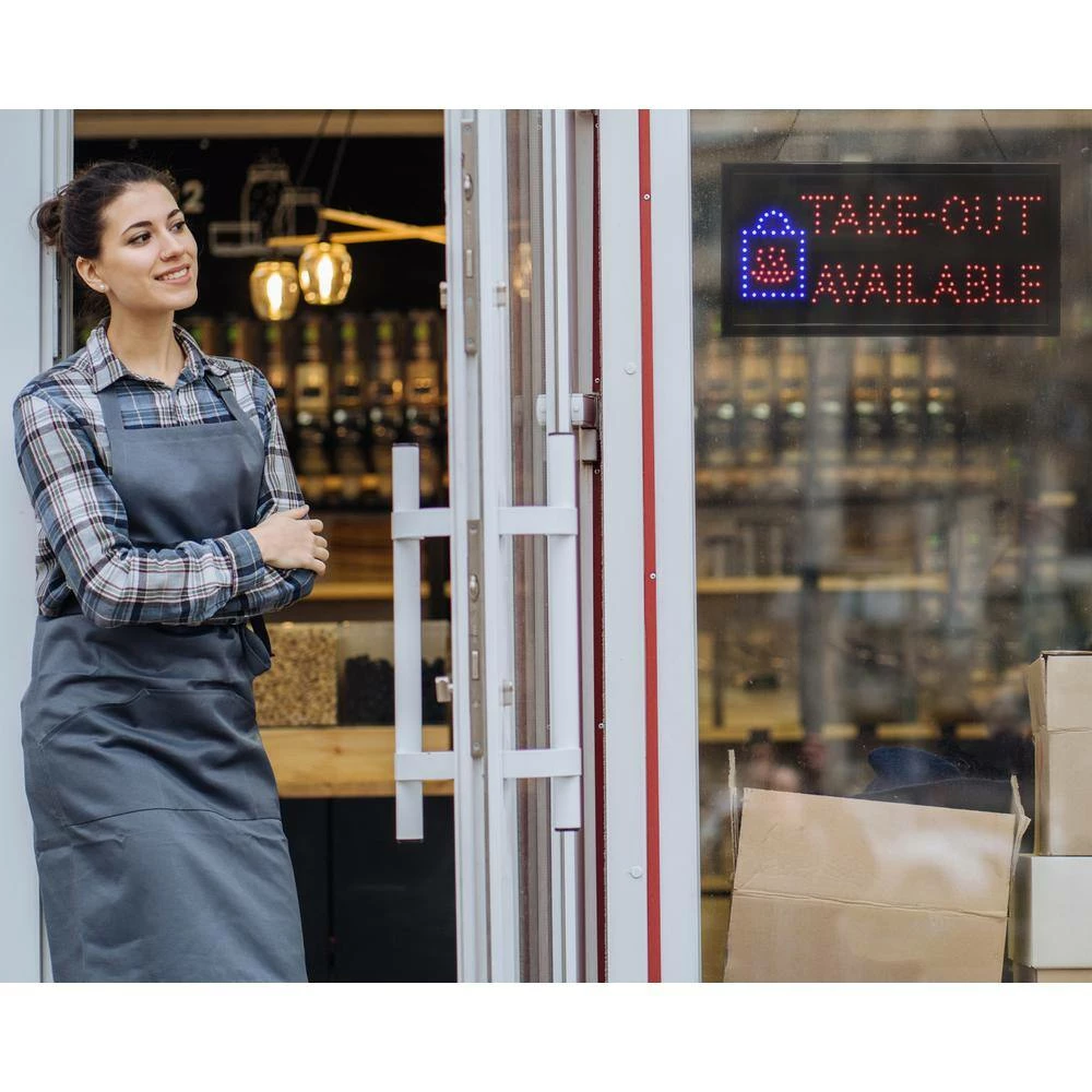 Flash Sale π Alpine Industries 19 in. x 10 in. LED Rectangular Take-Out Available Sign with 2 Display Modes β 3 Flash Sale π Alpine Industries 19 in. x 10 in. LED Rectangular Take-Out Available Sign with 2 Display Modes β - Image 3