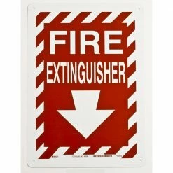 Best deal 👏 Brady 14 in. x 10 in. Aluminum Fire Extinguisher Sign 🌟
