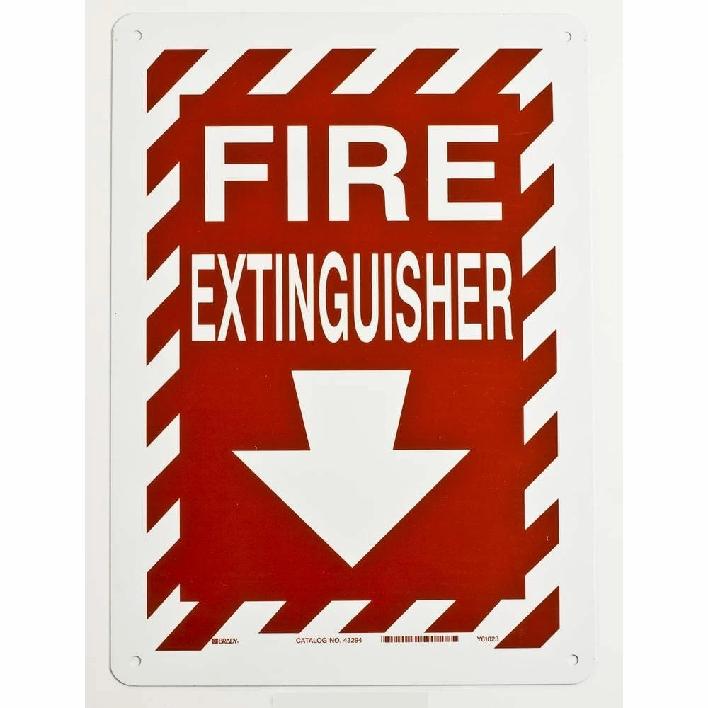 Best deal π Brady 14 in. x 10 in. Aluminum Fire Extinguisher Sign π 1 Best deal π Brady 14 in. x 10 in. Aluminum Fire Extinguisher Sign π