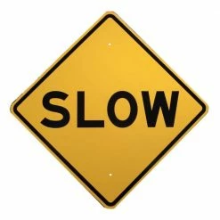 Cheap 😍 Brady 24 in. x 24 in. Aluminum Slow Sign ❤️