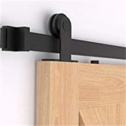 Deals 🔔 WINSOON Black Antique Roller Kit for Sliding Barn Door Hardware System (T Shape Design) 👏 -Premier Lock Sales black winsoon barn door hardware gcm2129 fa 1000