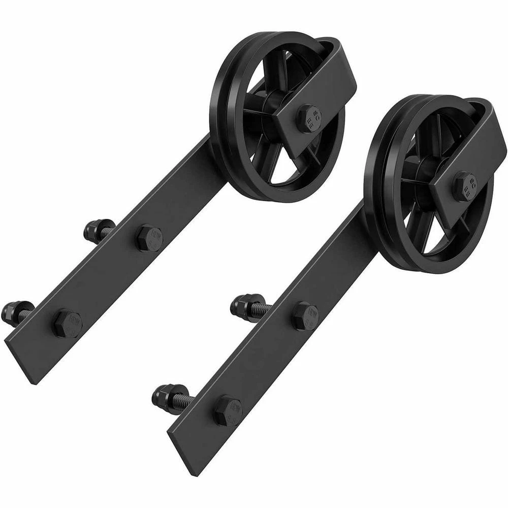 Best Pirce β€οΈ WINSOON Black Antique Roller Kit for Sliding Barn Door Hardware System (Big Spoke Shape Design) π₯ 2 Best Pirce β€οΈ WINSOON Black Antique Roller Kit for Sliding Barn Door Hardware System (Big Spoke Shape Design) π₯ - Image 2