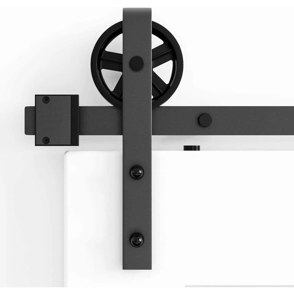 Best Pirce β€οΈ WINSOON Black Antique Roller Kit for Sliding Barn Door Hardware System (Big Spoke Shape Design) π₯ 6 Best Pirce β€οΈ WINSOON Black Antique Roller Kit for Sliding Barn Door Hardware System (Big Spoke Shape Design) π₯ - Image 6