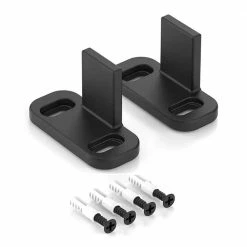 Flash Sale ✔️ WINSOON Black Plastic Adjustable Barn Door Floor Guide for -Wattooden Door 🔥