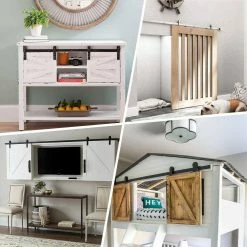 Coupon π WINSOON 3 ft./36 in. Super Mini Sliding Barn Door Hardware for Single Door TV Stands Small Wardrobe Cabinets (I Shape Hanger) π 13 Coupon π WINSOON 3 ft./36 in. Super Mini Sliding Barn Door Hardware for Single Door TV Stands Small Wardrobe Cabinets (I Shape Hanger) π -Premier Lock Sales black winsoon barn door hardware gcm4735 76 1000