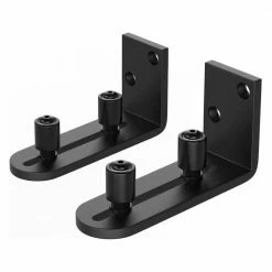 Coupon π― WINSOON 4-13/16 in. Sliding Barn Door Floor Guides Adjustable Stay Roller Hardware Kit Wall Mount Roller Guide (2-Pack) β