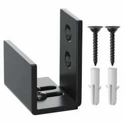 Best reviews of π₯° WINSOON Adjustable Floor Guide for Sliding Barn Door, Wall Mount Bottom Hardware System for Closet Bypass Doors TV Stand π