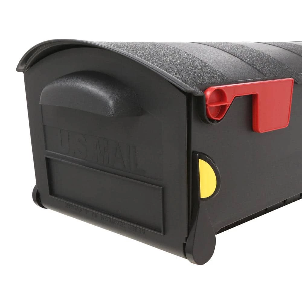 Cheap 🌟 Gibraltar Mailboxes Patriot Black, Large, Plastic, Post Mount Mailbox 😀 3 Cheap 🌟 Gibraltar Mailboxes Patriot Black, Large, Plastic, Post Mount Mailbox 😀 - Image 3