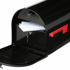 Brand new 👏 Gibraltar Mailboxes Marshall Black, Large, Steel, Locking, Post Mount Mailbox 😍 -Premier Lock Sales blacks gibraltar mailboxes post mount mailboxes mlm16kb1 c3 1000