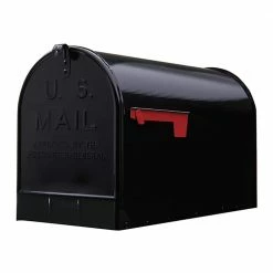 Wholesale 🔥 Gibraltar Mailboxes Stanley Black, Extra Large, Steel, Post Mount Mailbox ✔️