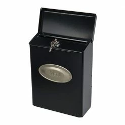 Top 10 🔥 Gibraltar Mailboxes Designer Black with Satin Nickel, Medium, Steel, Locking, Wall Mount Mailbox 🌟 17 Top 10 🔥 Gibraltar Mailboxes Designer Black with Satin Nickel, Medium, Steel, Locking, Wall Mount Mailbox 🌟 -Premier Lock Sales blacks gibraltar mailboxes wall mount mailboxes dvk00000 4f 1000