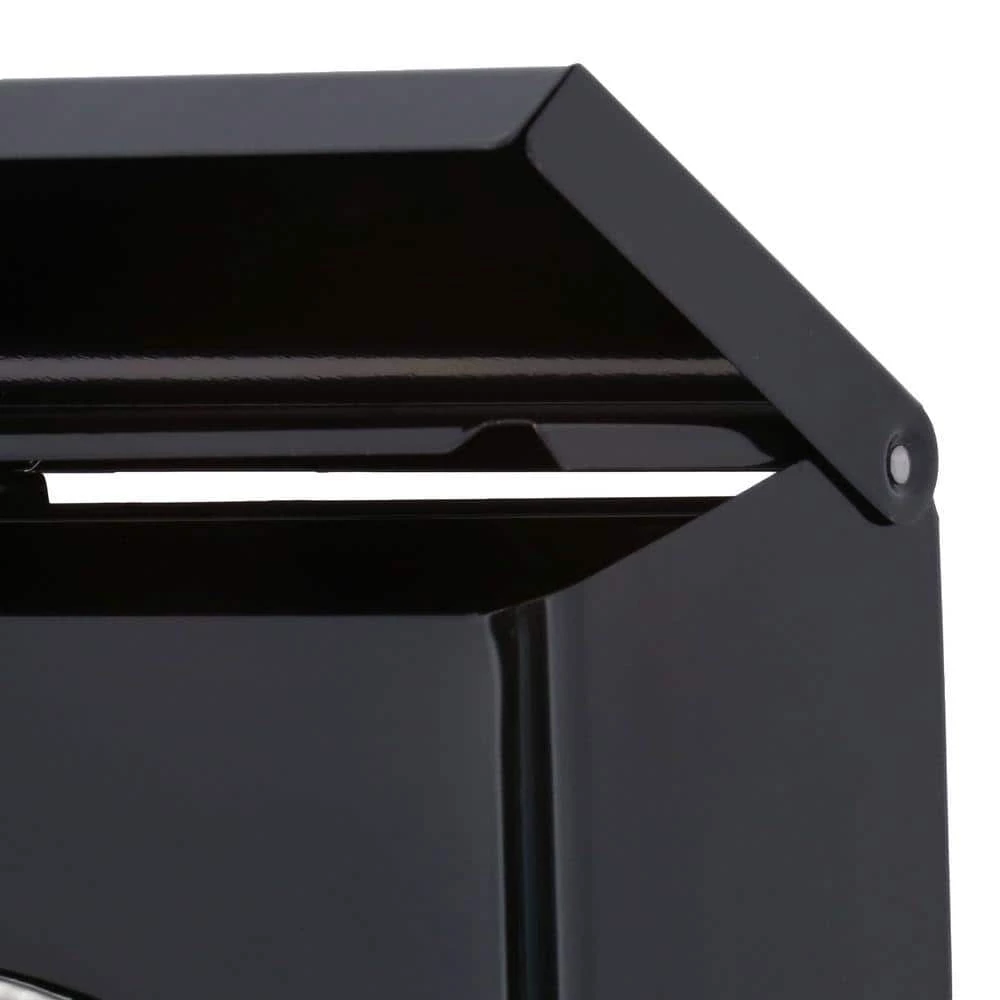 Top 10 🔥 Gibraltar Mailboxes Designer Black with Satin Nickel, Medium, Steel, Locking, Wall Mount Mailbox 🌟 2 Top 10 🔥 Gibraltar Mailboxes Designer Black with Satin Nickel, Medium, Steel, Locking, Wall Mount Mailbox 🌟 - Image 2