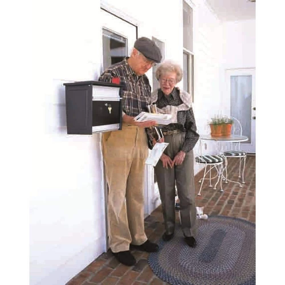 Coupon 🛒 Gibraltar Mailboxes Mailsafe Black, Medium, Aluminum and Plastic, Locking, Wall Mount Mailbox 🔥 7 Coupon 🛒 Gibraltar Mailboxes Mailsafe Black, Medium, Aluminum and Plastic, Locking, Wall Mount Mailbox 🔥 - Image 7