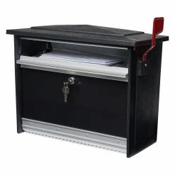 Coupon 🛒 Gibraltar Mailboxes Mailsafe Black, Medium, Aluminum and Plastic, Locking, Wall Mount Mailbox 🔥 11 Coupon 🛒 Gibraltar Mailboxes Mailsafe Black, Medium, Aluminum and Plastic, Locking, Wall Mount Mailbox 🔥 -Premier Lock Sales blacks gibraltar mailboxes wall mount mailboxes msk00000 4f 1000