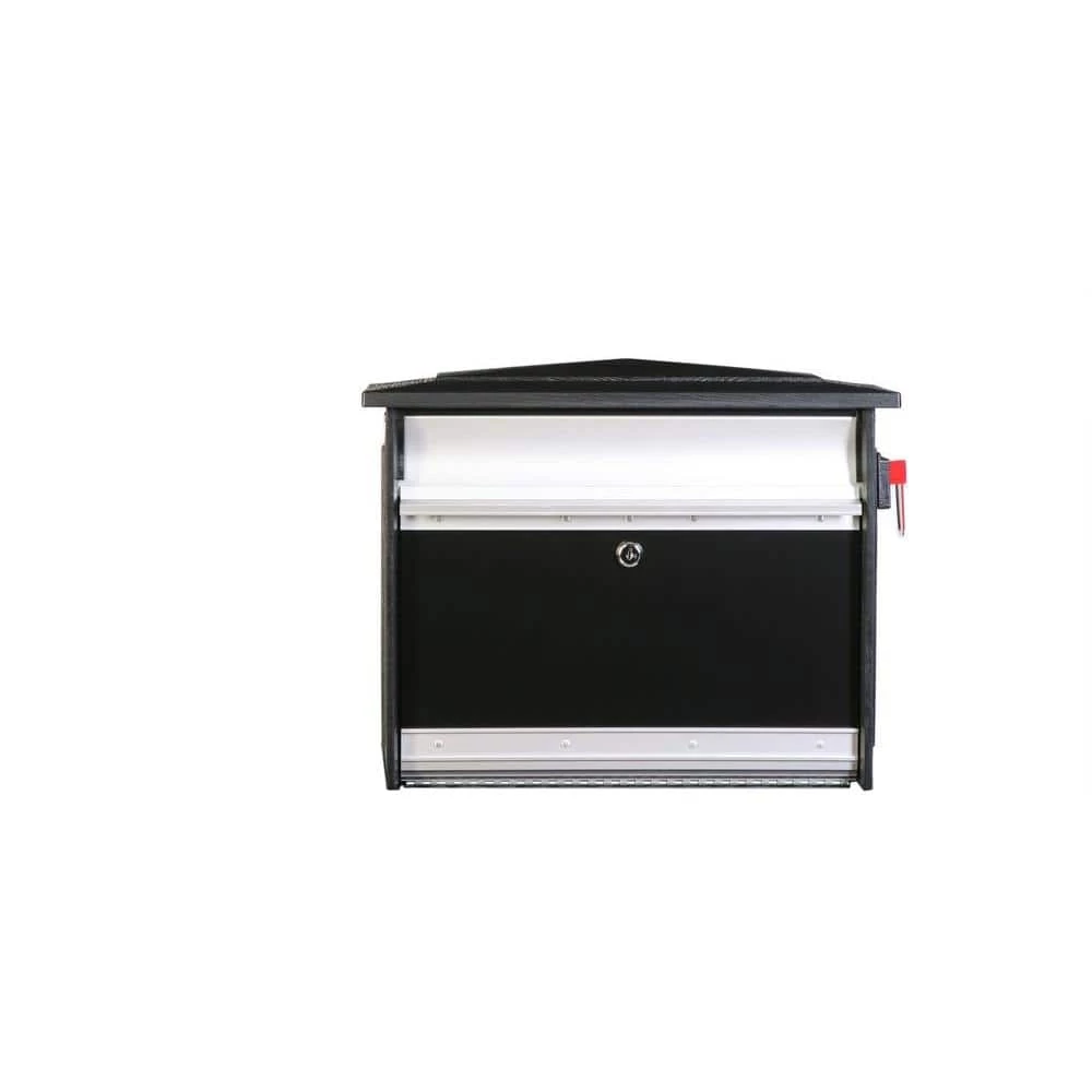 Coupon 🛒 Gibraltar Mailboxes Mailsafe Black, Medium, Aluminum and Plastic, Locking, Wall Mount Mailbox 🔥 3 Coupon 🛒 Gibraltar Mailboxes Mailsafe Black, Medium, Aluminum and Plastic, Locking, Wall Mount Mailbox 🔥 - Image 3