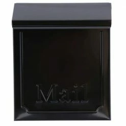 Hot Sale 🌟 Gibraltar Mailboxes Townhouse Black, Small, Steel, Locking, Vertical, Wall Mount Mailbox 🔥 -Premier Lock Sales blacks gibraltar mailboxes wall mount mailboxes thvkb001 1d 1000
