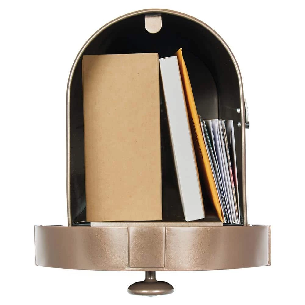 Wholesale 😉 Gibraltar Mailboxes Garrison Venetian Bronze, Large, Steel, Post Mount Mailbox 👍 2 Wholesale 😉 Gibraltar Mailboxes Garrison Venetian Bronze, Large, Steel, Post Mount Mailbox 👍 - Image 2