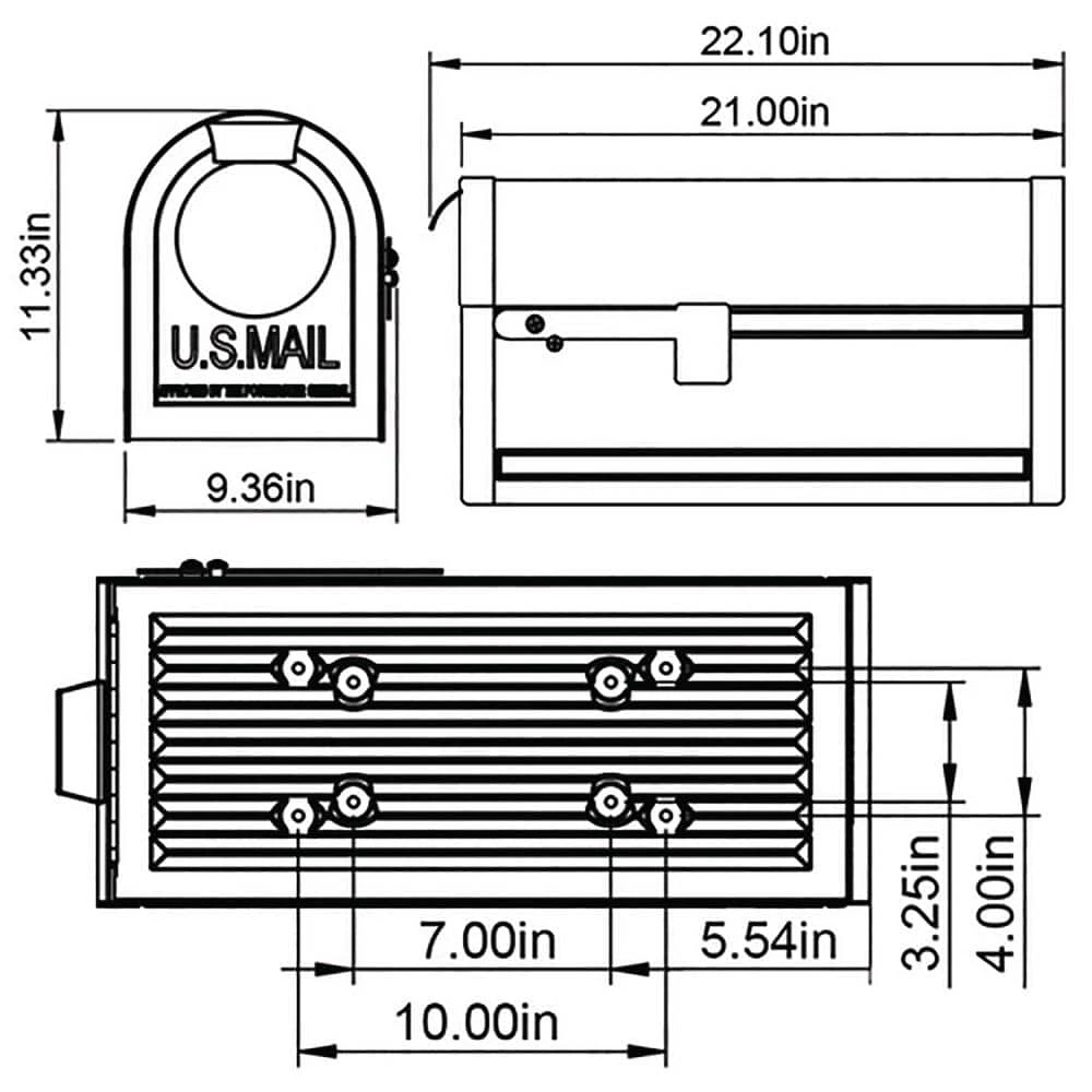 Top 10 🧨 Gibraltar Mailboxes Northpointe Venetian Bronze, Large, Steel, Post Mount Mailbox 🌟 6 Top 10 🧨 Gibraltar Mailboxes Northpointe Venetian Bronze, Large, Steel, Post Mount Mailbox 🌟 - Image 6