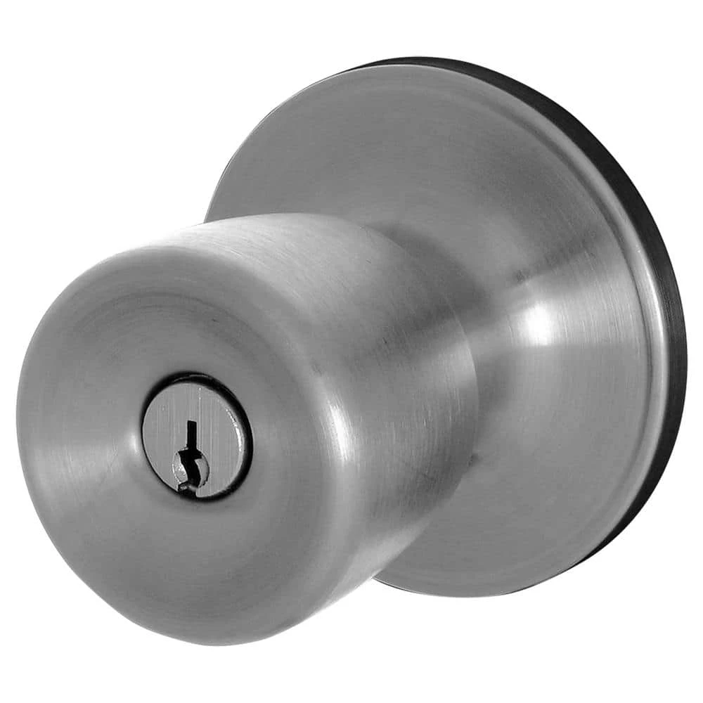 Hot Sale π ESSENTIALS by Schlage Brill Stainless Steel Keyed Entry Door Knob π€© 5 Hot Sale π ESSENTIALS by Schlage Brill Stainless Steel Keyed Entry Door Knob π€© - Image 5