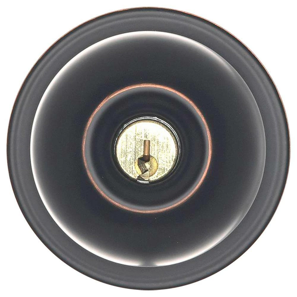 Outlet ๐ ESSENTIALS by Schlage Jeffir Aged Bronze Keyed Entry Door Knob ๐ 6 Outlet ๐ ESSENTIALS by Schlage Jeffir Aged Bronze Keyed Entry Door Knob ๐ - Image 6