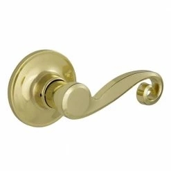 Buy βοΈ ESSENTIALS by Schlage Acton Bright Brass Passage Hall/Closet Door Handle π