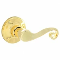 Buy ✔️ ESSENTIALS by Schlage Acton Bright Brass Passage Hall/Closet Door Handle 👏 -Premier Lock Sales essentials by schlage passage door handles v10 v act 605 a0 1000