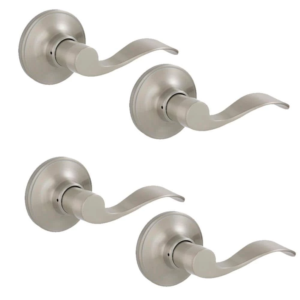 Cheapest β¨ ESSENTIALS by Schlage Millstreet Satin Nickel Passage Hall/Closet Door Lever (4-Pack) π 1 Cheapest β¨ ESSENTIALS by Schlage Millstreet Satin Nickel Passage Hall/Closet Door Lever (4-Pack) π
