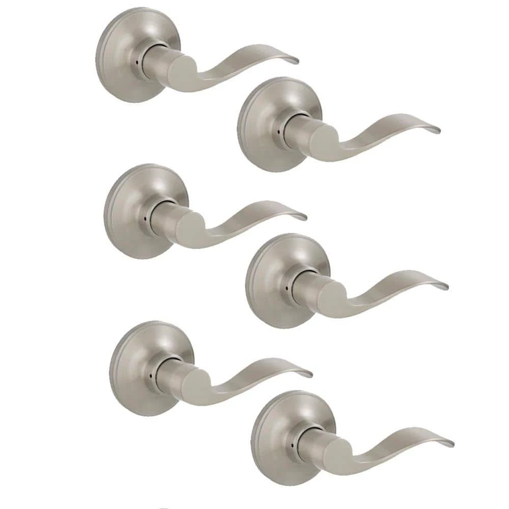 New β¨ ESSENTIALS by Schlage Millstreet Satin Nickel Passage Hall/Closet Door Lever (6-Pack) π 1 New β¨ ESSENTIALS by Schlage Millstreet Satin Nickel Passage Hall/Closet Door Lever (6-Pack) π