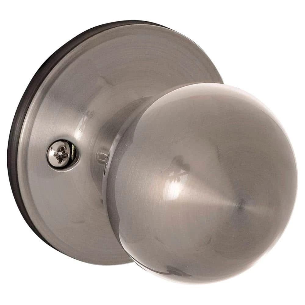 Buy π ESSENTIALS by Schlage Jeffir Satin Nickel Passage Hall/Closet Door Knob π 3 Buy π ESSENTIALS by Schlage Jeffir Satin Nickel Passage Hall/Closet Door Knob π - Image 3