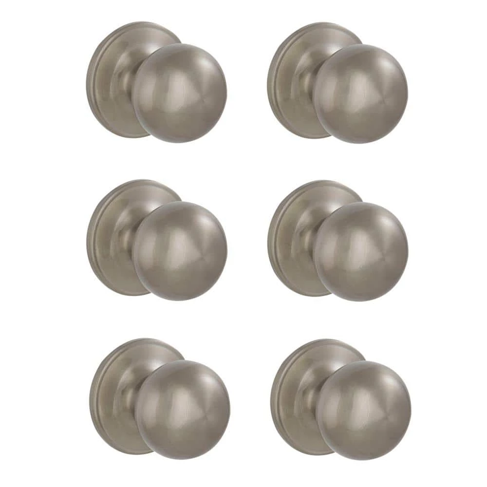Deals π ESSENTIALS by Schlage Jeffir Satin Nickel Passage Hall/Closet Door Knob (6-Pack) π 1 Deals π ESSENTIALS by Schlage Jeffir Satin Nickel Passage Hall/Closet Door Knob (6-Pack) π