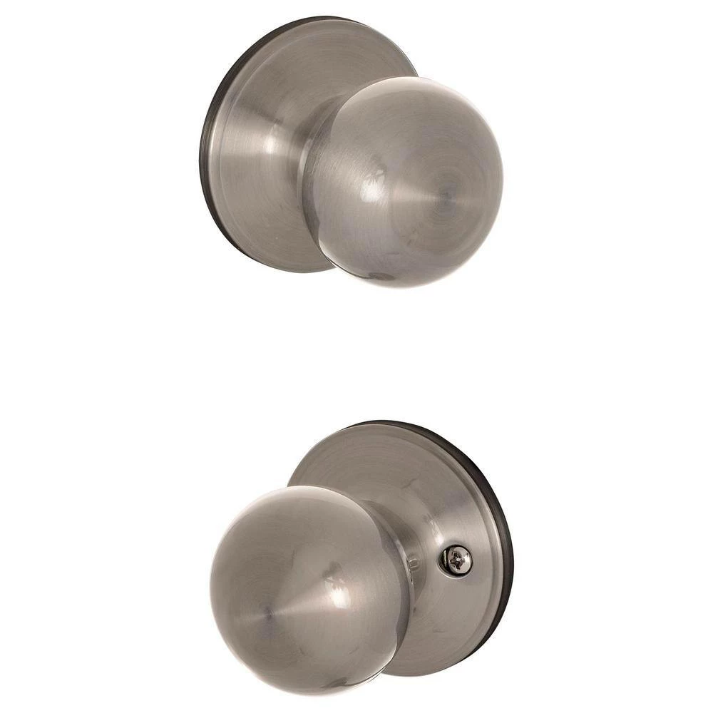 Buy π ESSENTIALS by Schlage Jeffir Satin Nickel Passage Hall/Closet Door Knob π 2 Buy π ESSENTIALS by Schlage Jeffir Satin Nickel Passage Hall/Closet Door Knob π - Image 2