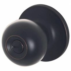 Buy 🛒 ESSENTIALS by Schlage Jeffir Aged Bronze Privacy Bed/Bath Door Knob ✔️ -Premier Lock Sales essentials by schlage privacy door knobs v40 v jff 716 1d 1000