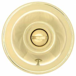 Coupon ✔️ ESSENTIALS by Schlage Morrow Bright Brass Privacy Bed/Bath Door Knob 🎉 -Premier Lock Sales essentials by schlage privacy door knobs v40 v mow 605 66 1000