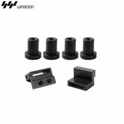 Cheapest 🥰 WINSOON 5 ft./60 in. Black Horseshoe Classic Bent Strap Barn Style Sliding Door Track and Hardware Set Non-Routed Door Guide 🥰 -Premier Lock Sales frosted black winsoon barn door hardware gcm2009 44 1000