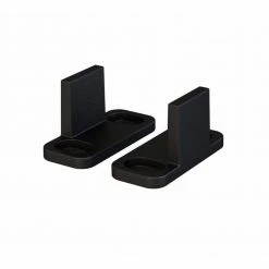 Budget ✨ WINSOON 5 ft./60 in. Rail Frosted Black Steel Sliding Barn Door Hardware Kit for Single Door with Non-Routed Floor Guide 🥰 -Premier Lock Sales frosted black winsoon barn door hardware gcm2022 fa 1000