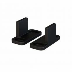 Buy 🥰 WINSOON 6 ft./72 in. Rail Steel Frosted Black Sliding Barn Door Hardware Kit for Double Doors with Non-Routed Floor Guide 🧨 -Premier Lock Sales frosted black winsoon barn door hardware gcm2674 1 76 1000