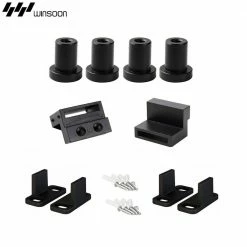 Top 10 β WINSOON 4 ft./48 in. Bypass Sliding Barn Door Hardware Steel Track for Double Wooden Doors Closet Kitchen Kit 𧨠12 Top 10 β WINSOON 4 ft./48 in. Bypass Sliding Barn Door Hardware Steel Track for Double Wooden Doors Closet Kitchen Kit 𧨠-Premier Lock Sales frosted black winsoon barn door hardware gcm3995 fa 1000