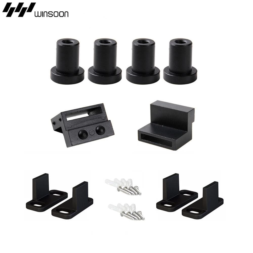 Top 10 β WINSOON 4 ft./48 in. Bypass Sliding Barn Door Hardware Steel Track for Double Wooden Doors Closet Kitchen Kit 𧨠6 Top 10 β WINSOON 4 ft./48 in. Bypass Sliding Barn Door Hardware Steel Track for Double Wooden Doors Closet Kitchen Kit 𧨠- Image 6