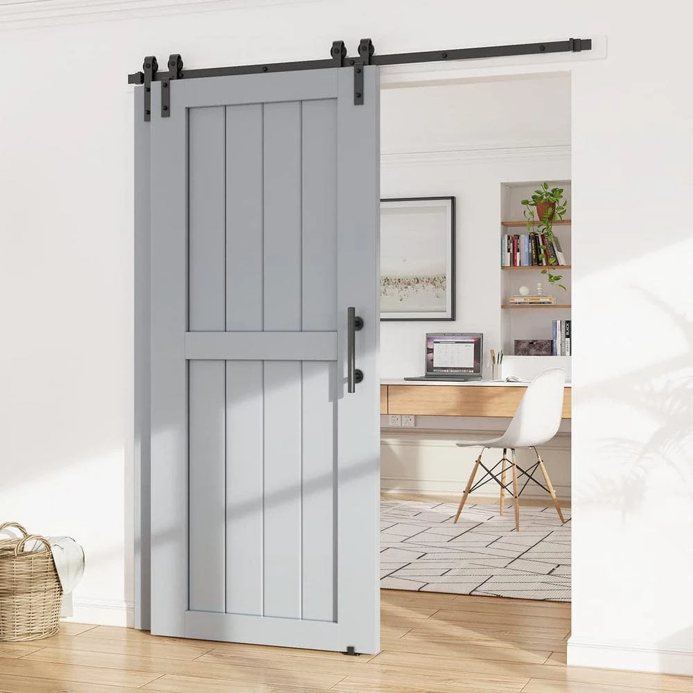 Best Pirce ๐ WINSOON 6ft./72 in. Single Track Bypass Barn Door Hardware Double Doors Kit, Sliding One Track Antique Roller for Cabinet Closet โจ 3 Best Pirce ๐ WINSOON 6ft./72 in. Single Track Bypass Barn Door Hardware Double Doors Kit, Sliding One Track Antique Roller for Cabinet Closet โจ - Image 3