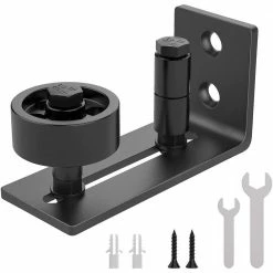 Cheapest ✔️ WINSOON 4.8 in. Sliding Barn Door Floor Guide 8 in 1 Barn Door Guide for Bottom Adjustable Roller and Wall Mount System 🛒