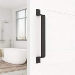 Flash Sale π₯ WINSOON 12-3/8 in. L Modern Heavy Duty Black Large Right Angle Sliding Door Handle Pull and Flush Hardware Set β 10 Flash Sale π₯ WINSOON 12-3/8 in. L Modern Heavy Duty Black Large Right Angle Sliding Door Handle Pull and Flush Hardware Set β -Premier Lock Sales frosted black winsoon barn door hardware gcm6000 1f 1000