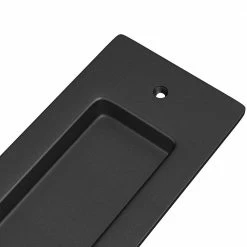 Brand new 🌟 WINSOON 6-1/2 in. L Black Recessed Sliding Door Pull Handles with Mounting Screws Brushed Finish Rectangular Flush Pull Handle 🧨 -Premier Lock Sales frosted black winsoon barn door hardware gcm6004 4f 1000