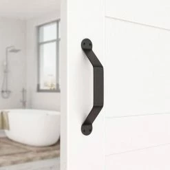 Brand new π WINSOON 9-1/16 in. L Black Powder Sliding Barn Door Pull Handle Set, Rustic Steel Gate Door Handle π₯° 10 Brand new π WINSOON 9-1/16 in. L Black Powder Sliding Barn Door Pull Handle Set, Rustic Steel Gate Door Handle π₯° -Premier Lock Sales frosted black winsoon barn door hardware gcm6010 1f 1000