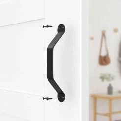 Brand new π WINSOON 9-1/16 in. L Black Powder Sliding Barn Door Pull Handle Set, Rustic Steel Gate Door Handle π₯° 11 Brand new π WINSOON 9-1/16 in. L Black Powder Sliding Barn Door Pull Handle Set, Rustic Steel Gate Door Handle π₯° -Premier Lock Sales frosted black winsoon barn door hardware gcm6010 44 1000